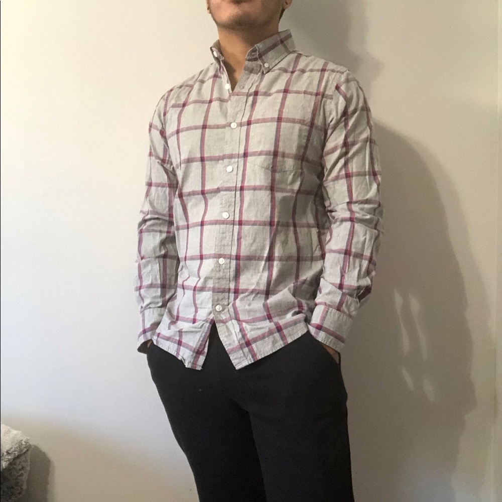 Old navy plaid Casual Long sleeve